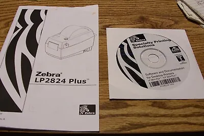 ZEBRA LP-2824 Plus Manual And DISK • $7.50
