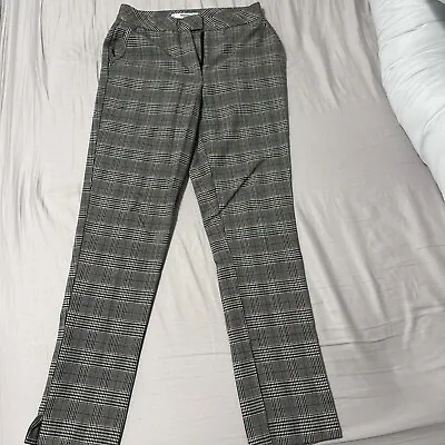 Mango Checked Trousers Size 8 • £6.99
