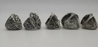 2001-2017 New England Patriots Championship Replica Super Bowl Rings Set Of 5 • $85