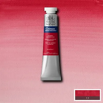 Winsor & Newton Cotman Watercolour - Alizarin Crimson Hue - 21ml • £6.49
