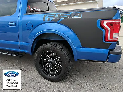 New 2017 2018 Ford F-150 Bed Graphics W/ Logo Side Decal Vinyl Stripes Stickers • $89.95