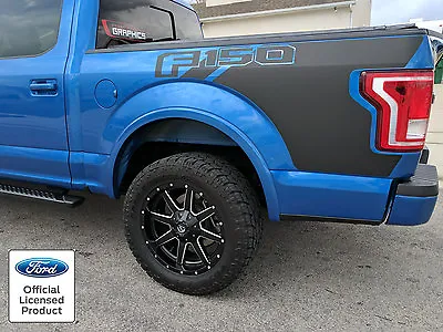 New 2017 2019 Ford F-150 Bed Graphics W/ Logo Side Decal Vinyl Stripes Stickers • $89.95