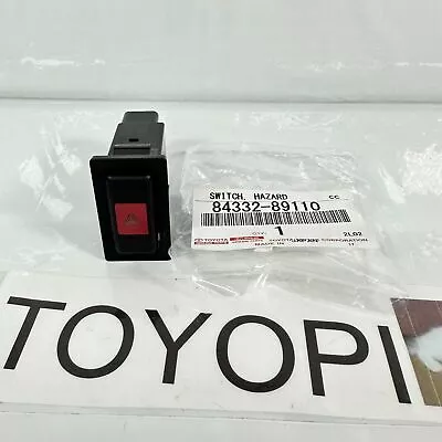 TOYOTA Genuine 4Runner Hazard Light Signal Switch 84332-89110 NEW Japan • $109.70