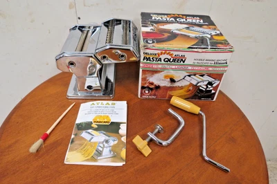 $39.99 • Buy Marcato Atlas Deluxe Pasta Queen Model 150 Hand Crank Noodle Pasta Maker