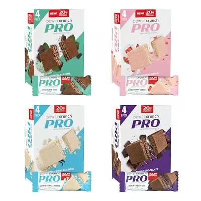 Power Crunch PRO Protein Wafer Bars Variety Pack In 4 Flavors 2.0 Ounce Bars ... • $42.47