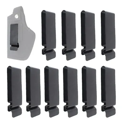 10pcs Metal Clip For Gun Holster Metal Sheath Belt Clip Clasp Spring Hook Buckle • $15.99