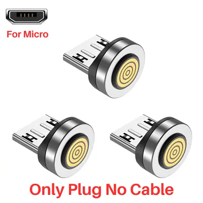 3 PACK Magnetic Phone Charger Fast Charging Cable For Micro USB/Type C/ IPhone • $5.68