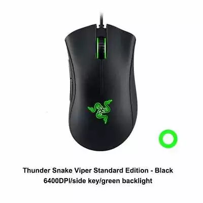 For RAZER DeathAdder Essential Optical Gaming Mouse - Currys Gaming Mice Black • $24.35
