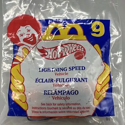 Hot Wheels Lightning Speed McDonalds Happy Meal Toy Car 1994 #9 Sealed • $7.99