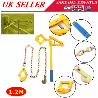 £26.99 • Buy Chain Strainer Monkey Cattle Wire Fence Pull Stretcher Tensioner Load 800kg UK