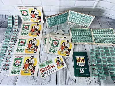 Vintage Book Of S&H Green Stamps Quick Safer Book 1960’s + Extras - Large Lot • $29.95