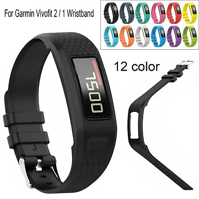 1 × Silicone Wrist Watch Band Straps Bracelet For Garmin Vivofit 2 / 1 Wristband • $8.02