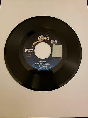 1982 Michael Jackson - Thriller - Epic (45RPM 7”  Single)(J390)  • $14.29