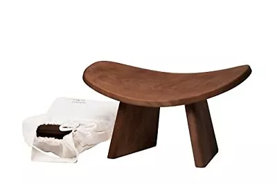 Meditation Bench IKUKO Original Portable Low Height (6  Or 16 Cm) Dark Walnut • $185.88