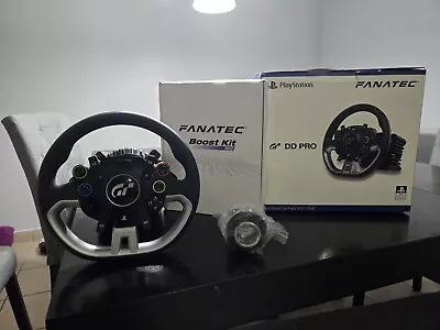 Fanatec Gran Turismo DD Pro Base (8NM) With Boost Kit 180 + QR1 - NO PEDALS • $550