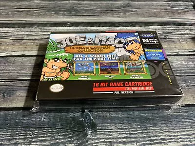Joe And Mac Ultimate Caveman Collections SNES Super Nintendo • £2.20