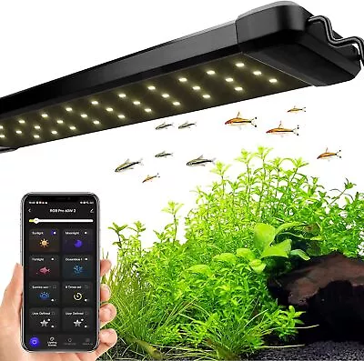 HYGGER Smart Aquarium Light Bluetooth LED App Control Full Spectrum 2ft 3ft 4ft • $225