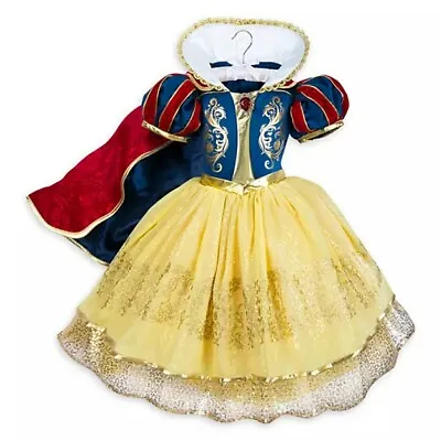 $129.95 • Buy Disney Store Deluxe Snow White Designer Costume Girls Dress Up Halloween NEW