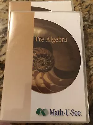 Math U See Pre Algebra DVD • $9.39