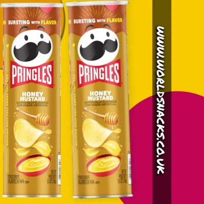 £15 • Buy Pringles Honey Mustard X2 American Crisps Chips Hot 156g Tubs Canadian Import X2