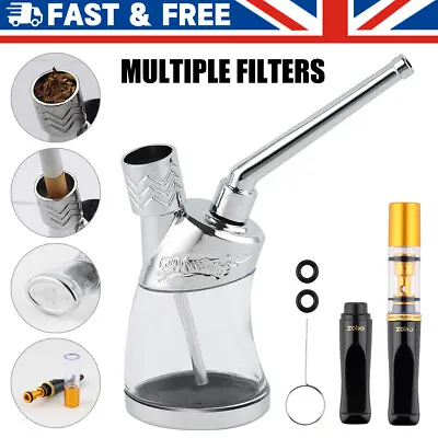 Mini Small Water Bong Herb Smoking Pipe Portable Tobacco Hookah Shisha-XMAS Gift • £8.89