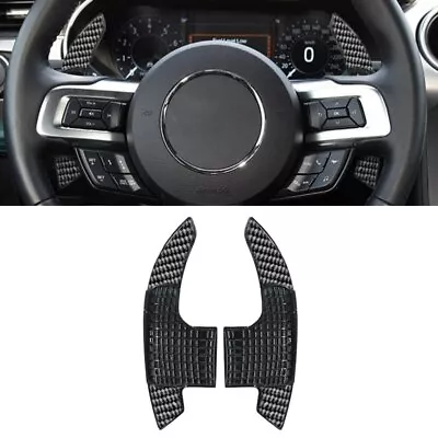 For Ford Mustang Carbon Fiber Car Steering Wheel Shift Paddle Shifter Extended • $42.19