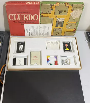 Vintage WADDINGTON'S CLUEDO Board Game 1972 - Preowned • £9.99