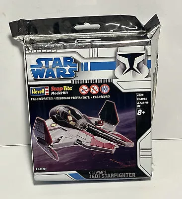 Star Wars Revell Obi-Wan's Jedi Starfighter Snap Tite Model Kit 85-8326 2008 NEW • $34.99