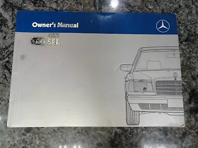 Owner's Manual 300 Sel Model 126 1988 Mercedes • $12.29