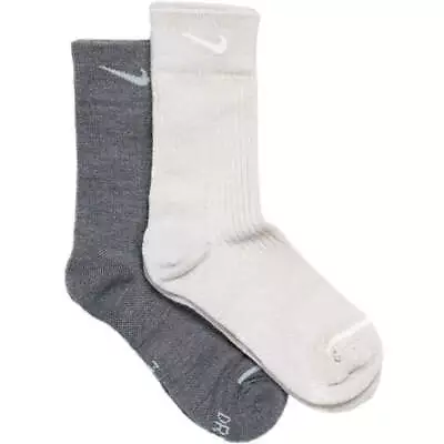 Nike Everyday Cushioned Wool 2 Pack Grey / Beige • $36