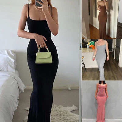 $17.70 • Buy Elegant Sleeveless Dress Sexy Lounge Style Daily Outfit Party Clubwear Clothing