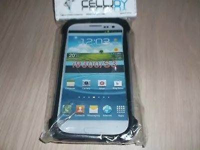 CellJoy Galaxy I9300/S3 Cell Phone Case Shock Gray/Black • $2.55