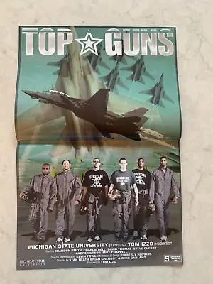 Michigan State University Men's Basketball 'TOP GUNS' Poster Incl. Bell Hutson • $13.99