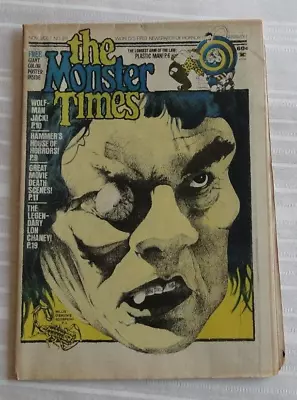 Vintage Pulp Magazine The Monster Times 1973 Vol 1 #28 Wolf-Man Jack         144 • $14