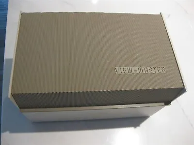 Viewmaster Brown And Tan Storage Case Library Box For 3-reel Packets And Viewer • $26.95