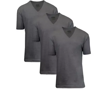$15.95 • Buy Men's TAGLESS 100% Egyptian Cotton Soft V-Neck T-Shirt ( 3-Pack ) S-2X BRAND NEW