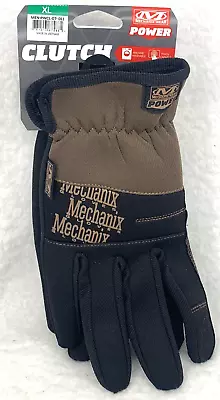 Mechanix Gloves Power Clutch Size XL Pwcl-07-011 Touchscreen Brown Pair • $13.98