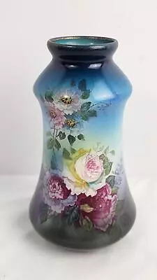 Royal Bonn Franz Mehlem Victorian Porcelain Floral Vase - 8 1/4 In Antique • $133.99