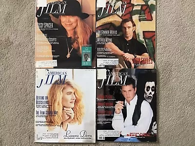 Lot Of 4 Vintage 1991 American Film Magazines March June July August • $8