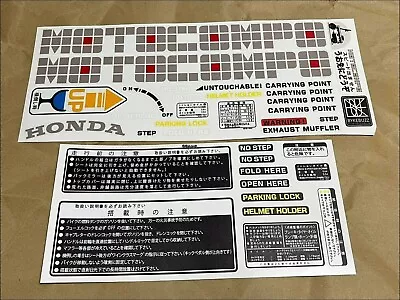 Decal Sticker Complete Full Set  Fit MOTOCOMPO NCZ50 NCZ-50 AB12  White • $49.53