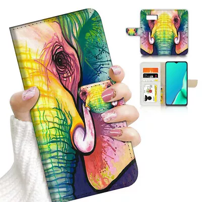 ( For Samsung S7 ) Wallet Flip Case Cover AJ24014 Elephant • $12.99