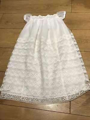 £12.50 • Buy Vintage White Lace Christening Gown