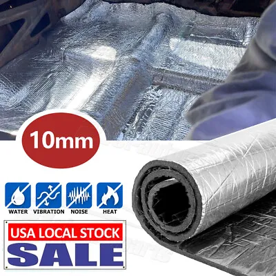 Adhesive Backed Aluminized Heat Barrier Cover Sound Deadener Insulation Mat  • $9.99