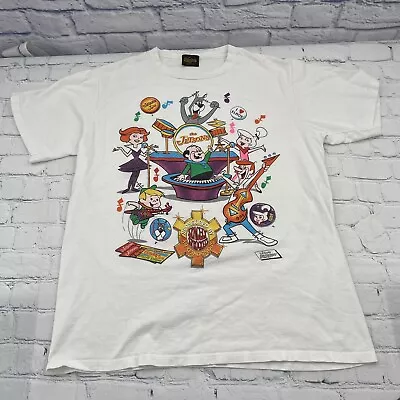 Changes Queens 1990 White Shirt 90s Single Stitch Jetsons Jam Spacely Sprockets • $45.99