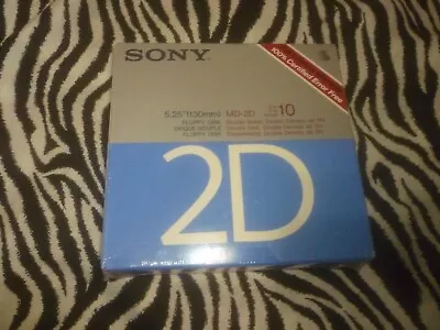 Sony MD-2D 5-1/4 Floppy Discs - NEW Sealed • $19.80