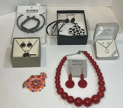 Vtg Boxed Jewelry Sets Assorted Department Store Jewelry Lot Of 6 Sets • $15