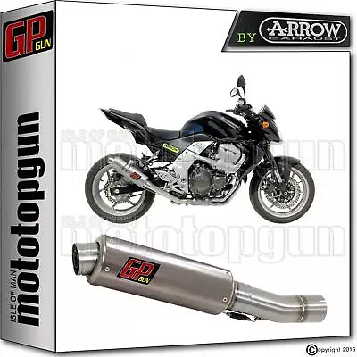 EXHAUST GP GUN By ARROW STEEL KAWASAKI Z-750 Z750 R 2011 11 2012 12 2013 13 • $288.17