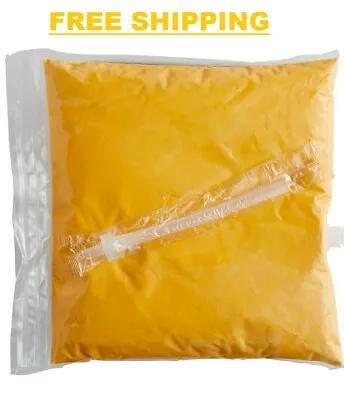 CHEDDAR CHEESE SAUCE BAGS 110 OZ 4 CASE Nachos Fries Dogs King Carnival Flavor • $84.20