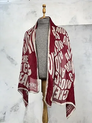 Moschino Monogram Shawl Scarf • $35