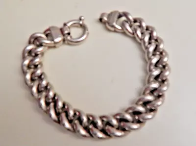 925 Sterling Silver  Italy  Milor CHAIN Bracelet 8   41 Grams • $189